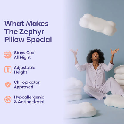 AuraSleep™ Zephyr Pillow